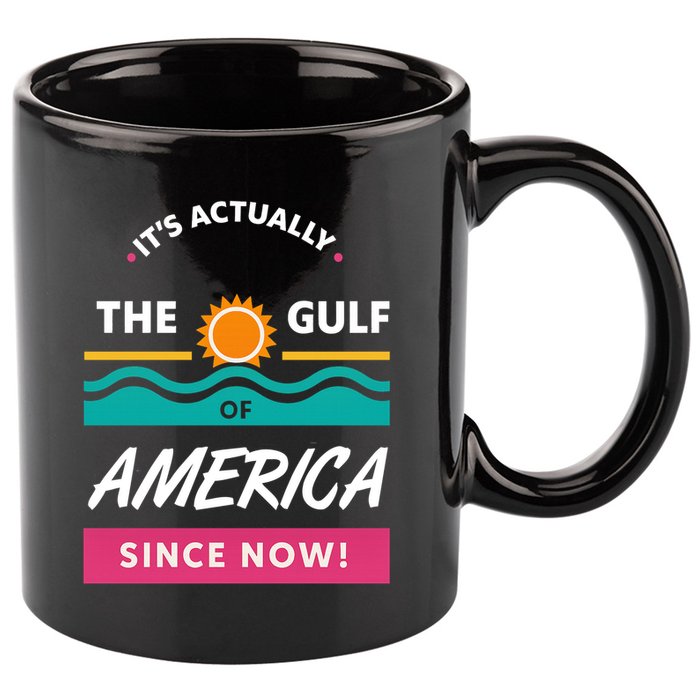 Its Actually The Gulf Of America Since Now 11oz C Handle Ceramic Mug