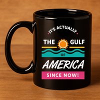 Its Actually The Gulf Of America Since Now 11oz C Handle Ceramic Mug