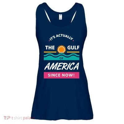 Its Actually The Gulf Of America Since Now Ladies Essential Flowy Tank