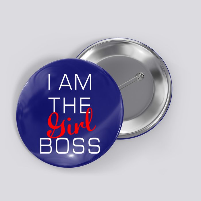 I Am The Girl Boss Gift Button