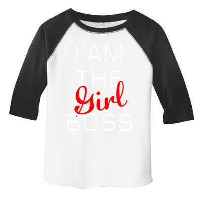 I Am The Girl Boss Gift Toddler Fine Jersey T-Shirt