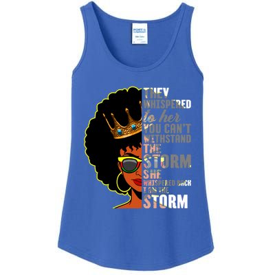 I Am The Storm Juneteenth Black History Month Mothers Day Great Gift Ladies Essential Tank