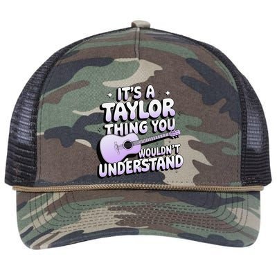 ItS A Taylor Thing You WouldnT Understand Retro Rope Trucker Hat Cap