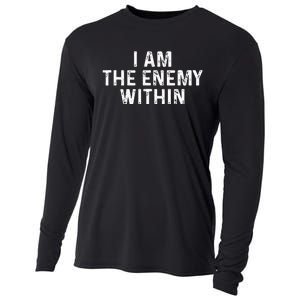 I Am The Enemy Within Simple Cute Design Cooling Performance Long Sleeve Crew