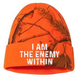 I Am The Enemy Within Simple Cute Design Kati Licensed 12" Camo Beanie