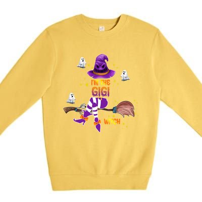 I Am The Gigi Witch Grandma Gift Premium Crewneck Sweatshirt