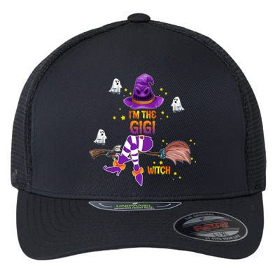 I Am The Gigi Witch Grandma Gift Flexfit Unipanel Trucker Cap