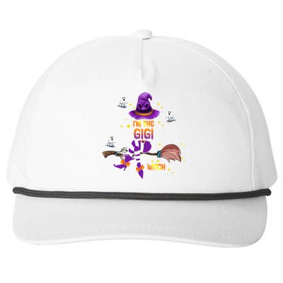 I Am The Gigi Witch Grandma Gift Snapback Five-Panel Rope Hat