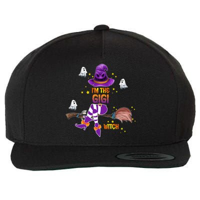 I Am The Gigi Witch Grandma Gift Wool Snapback Cap