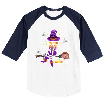 I Am The Gigi Witch Grandma Gift Baseball Sleeve Shirt