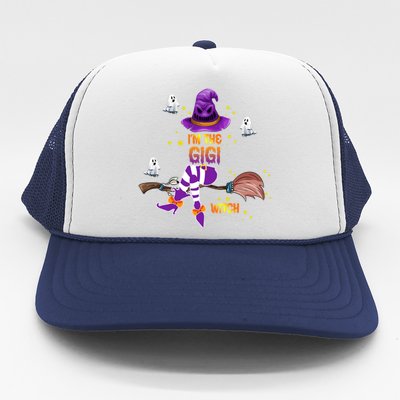 I Am The Gigi Witch Grandma Gift Trucker Hat