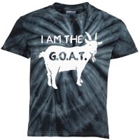 I Am The G.O.A.T. Greatest Of All Time Athletics Champion Kids Tie-Dye T-Shirt