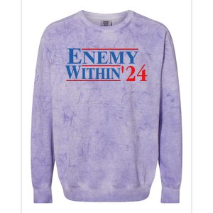 I Am The Enemy Within Kamala Harris Election Vote 2024 Colorblast Crewneck Sweatshirt