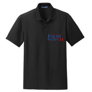 I Am The Enemy Within Kamala Harris Election Vote 2024 Dry Zone Grid Polo