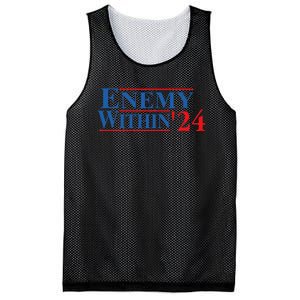 I Am The Enemy Within Kamala Harris Election Vote 2024 Mesh Reversible Basketball Jersey Tank