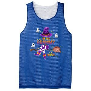 I Am The Grammy Witch Grandma Gift Mesh Reversible Basketball Jersey Tank