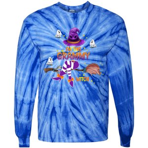 I Am The Grammy Witch Grandma Gift Tie-Dye Long Sleeve Shirt