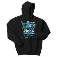 I Am The Enemy Within Harris 2024 I Am The Enemy Within Kids Hoodie