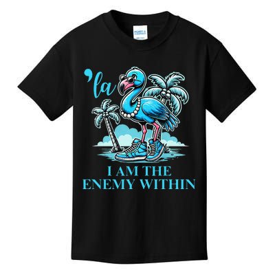 I Am The Enemy Within Harris 2024 I Am The Enemy Within Kids T-Shirt