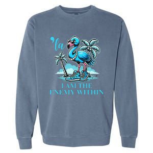 I Am The Enemy Within Harris 2024 I Am The Enemy Within Garment-Dyed Sweatshirt