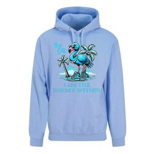 I Am The Enemy Within Harris 2024 I Am The Enemy Within Unisex Surf Hoodie