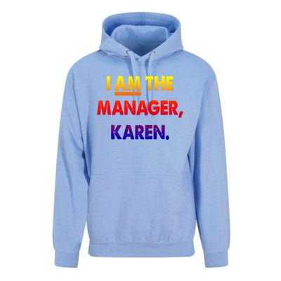 I Am The Ager Karen Funny Gift Unisex Surf Hoodie