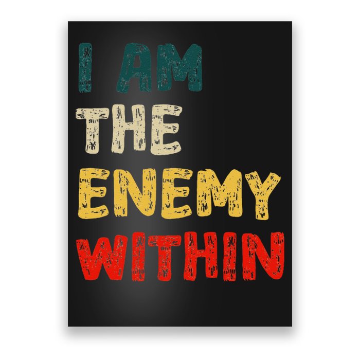 I Am The Enemy Within Kamala Harris Vs Trump Poster