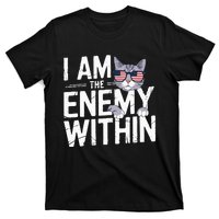 I Am The Enemy Within Kamala Harris 2024 Cat Lovers T-Shirt