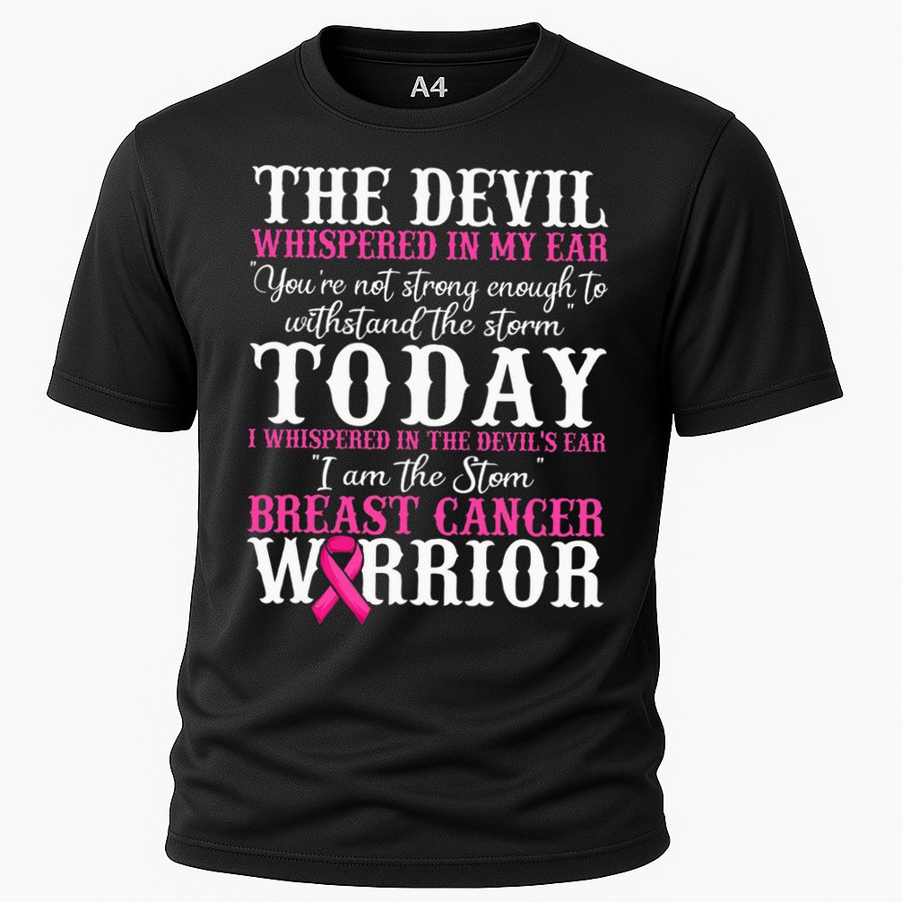 I Am The Storm Breast Cancer Warrior Pink Breast Cancer Performance Shirt