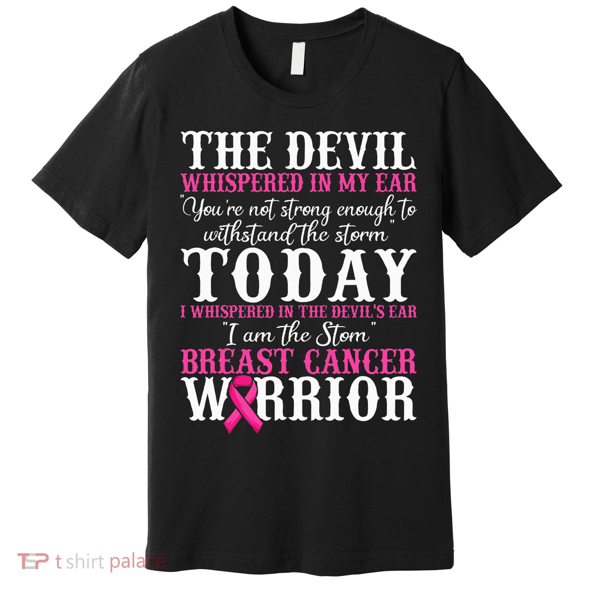 I Am The Storm Breast Cancer Warrior Pink Breast Cancer Premium T-Shirt