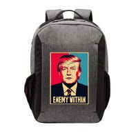 I Am The Enemy Within Pun Harris And Trump Vector Backpack