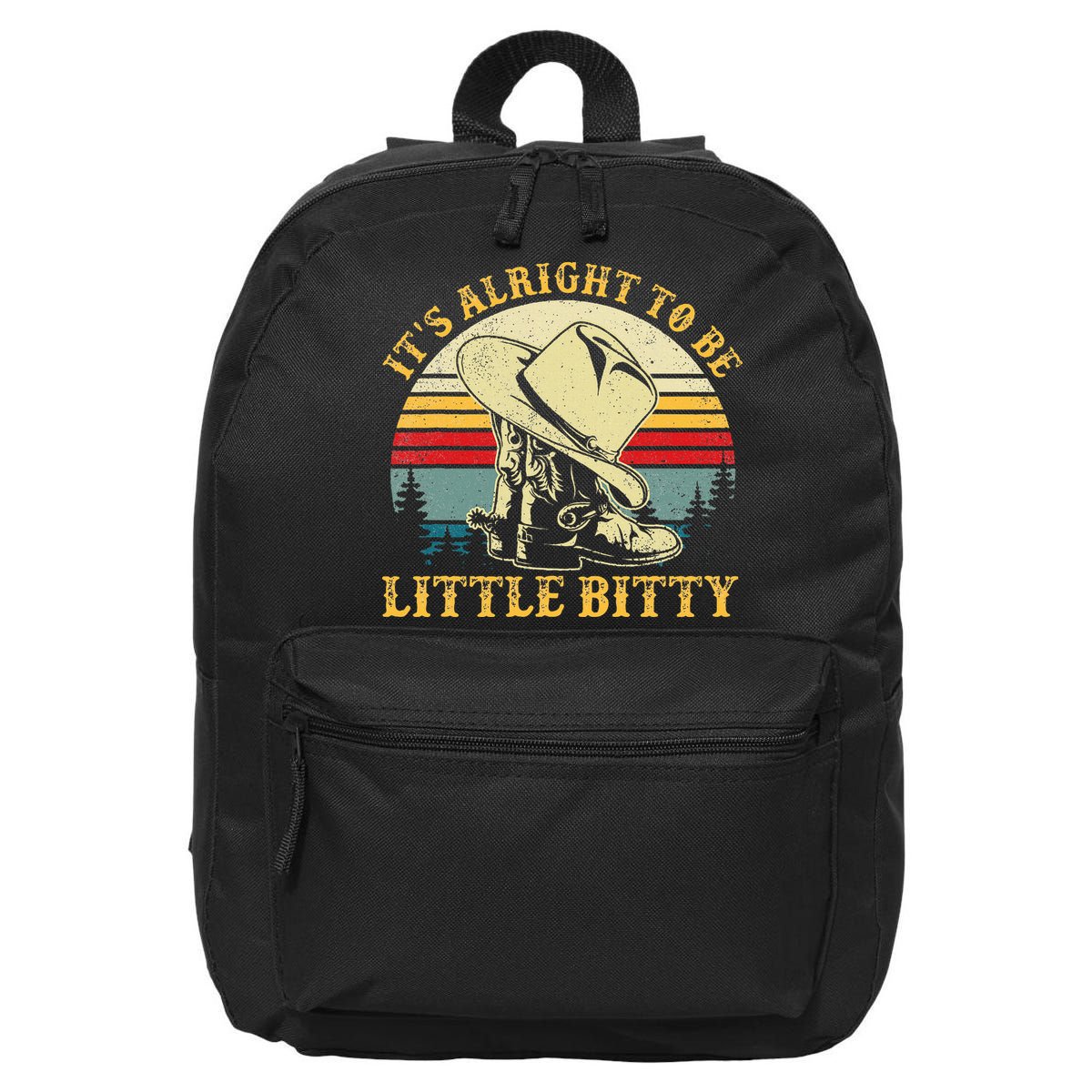 It’S Alright To Be Little Bitty Country Music 16 in Basic Backpack