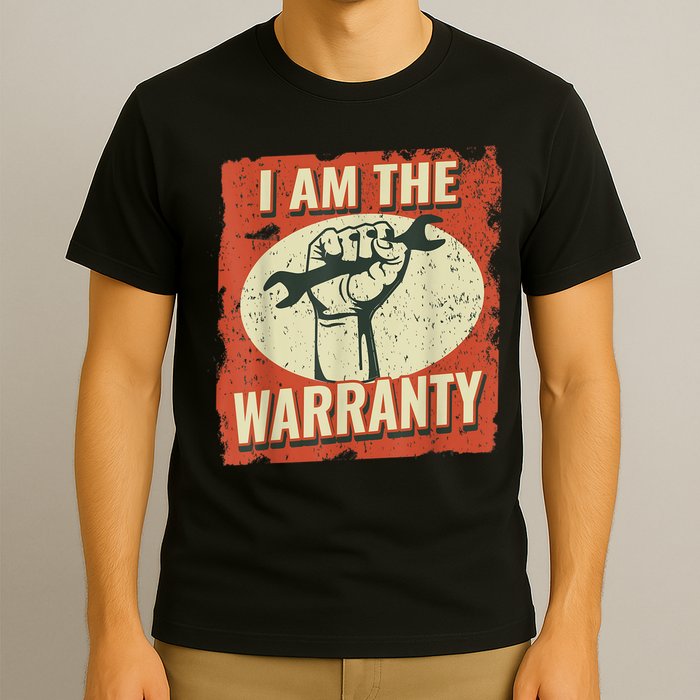 I Am The Warranty Workmen Handyman Funny Car Mechanic T-Shirt