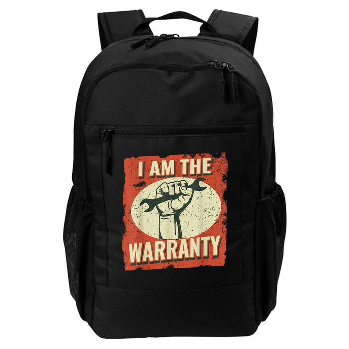 I Am The Warranty Workmen Handyman Funny Car Mechanic Backpack
