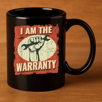 I Am The Warranty Workmen Handyman Funny Car Mechanic 11oz C Handle Ceramic Mug