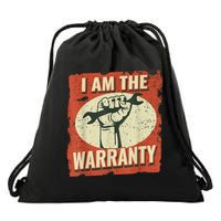 I Am The Warranty Workmen Handyman Funny Car Mechanic Drawstring Bag
