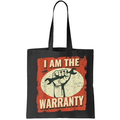 I Am The Warranty Workmen Handyman Funny Car Mechanic Bag