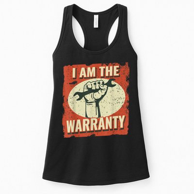 I Am The Warranty Workmen Handyman Funny Car Mechanic Womens Tank Top