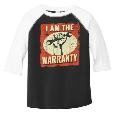 I Am The Warranty Workmen Handyman Funny Car Mechanic Toddler Fine Jersey T-Shirt