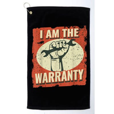 I Am The Warranty Workmen Handyman Funny Car Mechanic Golf Towel