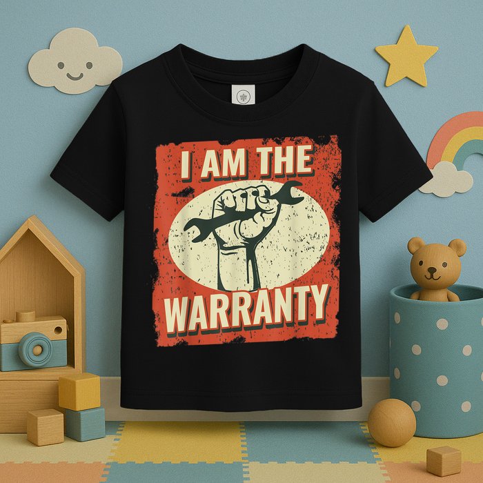I Am The Warranty Workmen Handyman Funny Car Mechanic Toddler T-Shirt