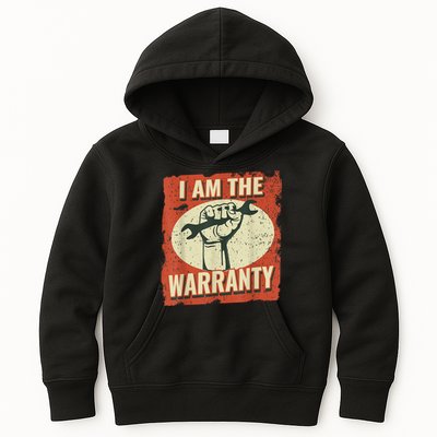 I Am The Warranty Workmen Handyman Funny Car Mechanic Kids Hoodie