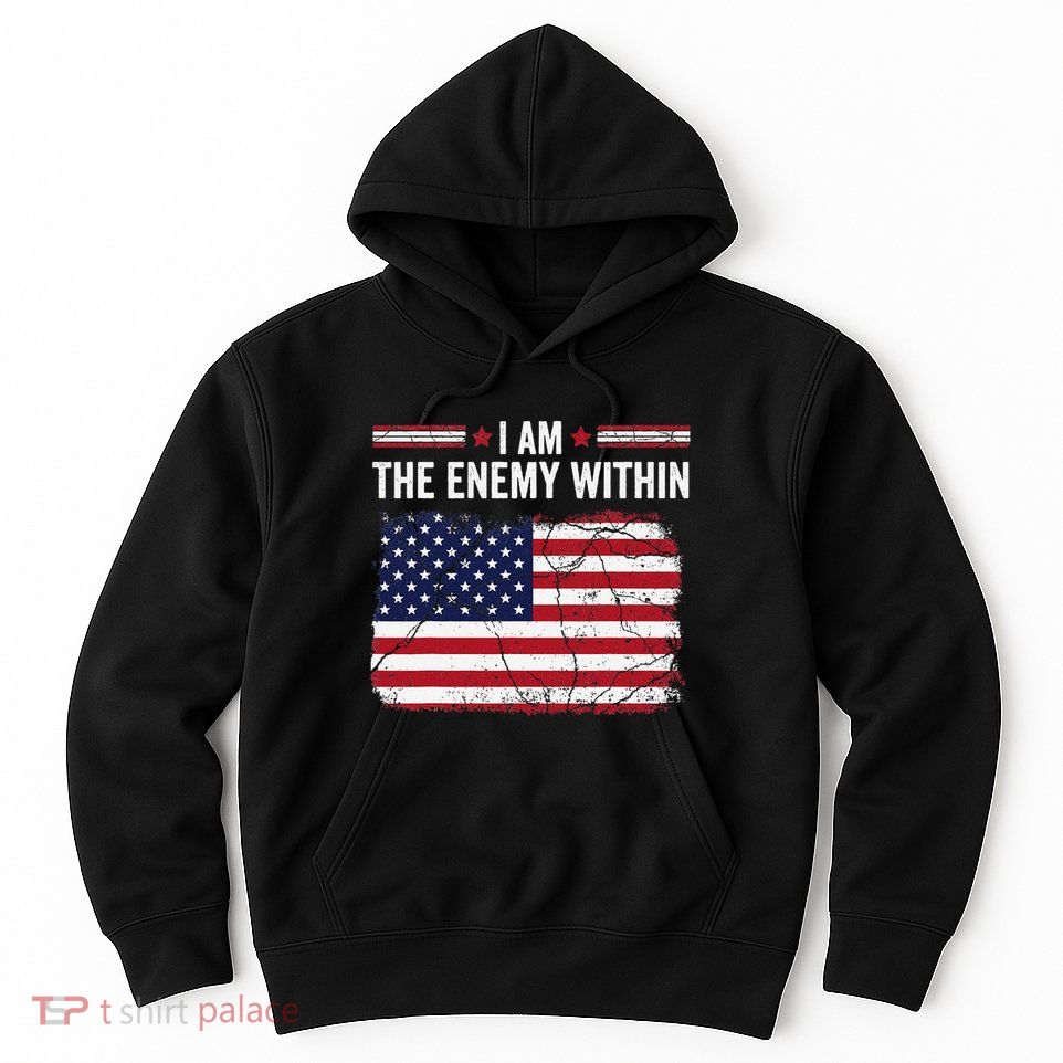 I Am The Enemy Within Funny Presidential Election 2024 Hoodie