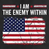 I Am The Enemy Within Funny Presidential Election 2024 Adult Drive Performance Visor