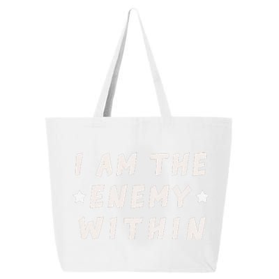 I Am The Enemy Within Harris 2024 25L Jumbo Tote