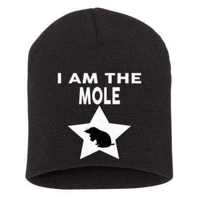 I Am The Mole T Funny Mole Short Acrylic Beanie