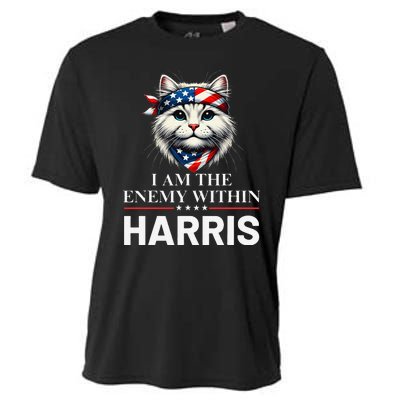 I Am The Enemy Within Harris 2024 I Am The Enemy Within Cooling Performance Crew T-Shirt