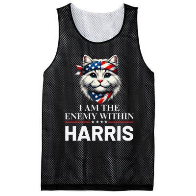 I Am The Enemy Within Harris 2024 I Am The Enemy Within Mesh Reversible Basketball Jersey Tank