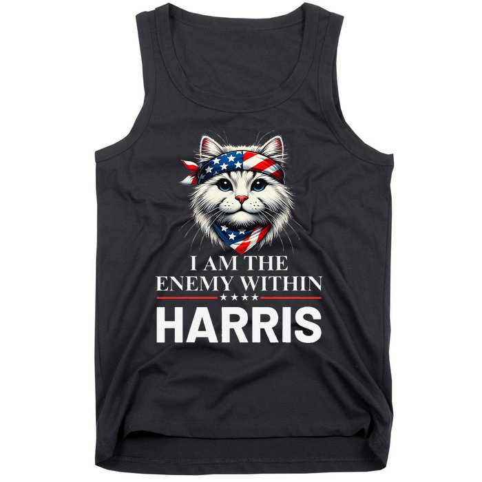 I Am The Enemy Within Harris 2024 I Am The Enemy Within Tank Top