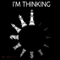 I Am Thinking Chess Pieces I’m Thinking Chess Player Flatbill Hat
